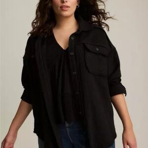 Black Button-Up Shirt